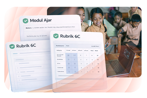 Contoh modul ajar dan rubrik 6C PetunjukKU